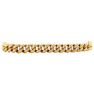 Gold-Gourmet-Armband 21 cm 14 ct