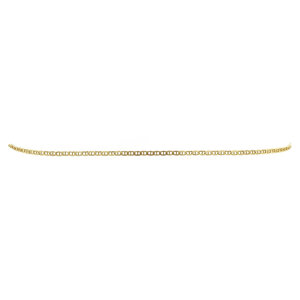 Goldenes Kaffeebohnen-Armband, 19,5 cm, 14 Karat