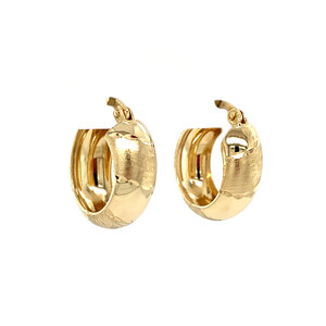 Gold earrings 14 kt