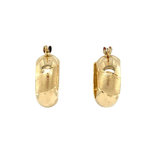 Gold earrings 14 kt