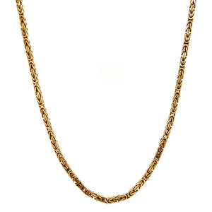 Gold king necklace 45.5 cm 14 crt