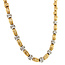 Gold choker with diamond 14 crt