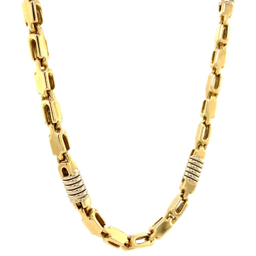 Gold men's necklace 61 cm 14 kt