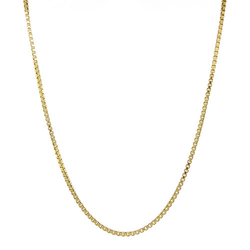 Gouden lengtecollier venetiaan 45.5 cm 14 krt