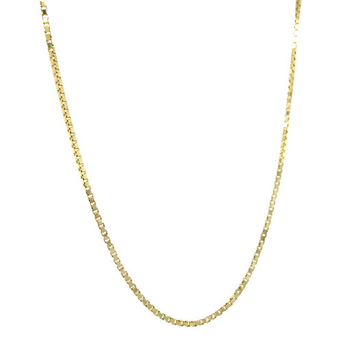 Gold Venetian length necklace 38.5 cm 14 crt