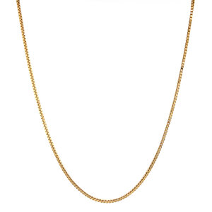 Gouden lengtecollier venetiaan 45 cm 14 krt