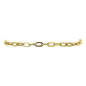 Gold anchor bracelet 20 cm 14 crt