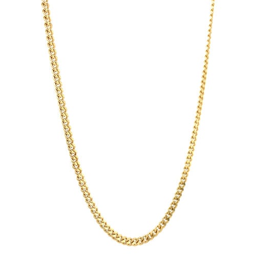 Gold length necklace gourmet 81 cm 14 crt