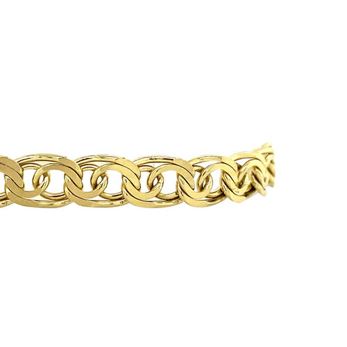 Gold bracelet 18.5 cm 14 crt