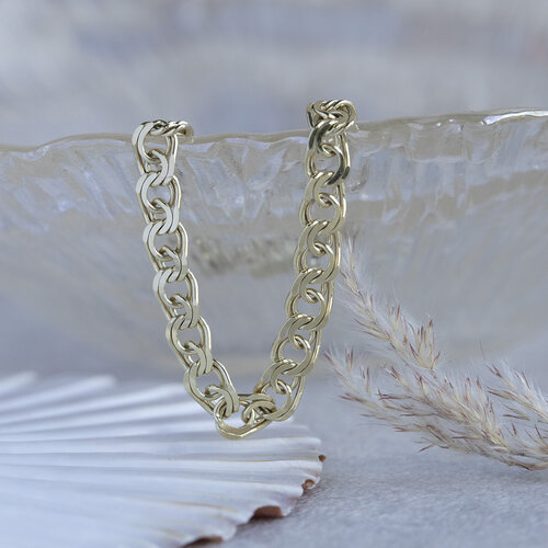 Gold bracelet 18.5 cm 14 crt