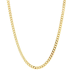 Gouden gourmet collier 42.5 cm 14 krt