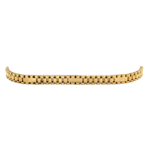 Gold rolex bracelet 21 cm 14 crt