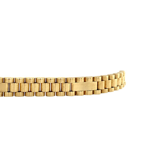 Gold rolex bracelet 21 cm 14 crt