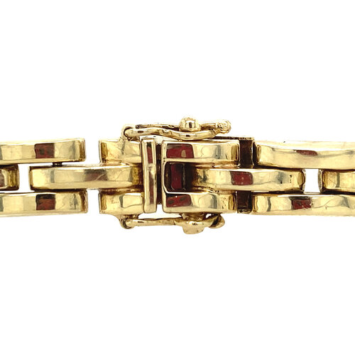 Gold bracelet 19 cm 14 crt