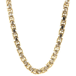 Gold king necklace 63 cm 14 crt