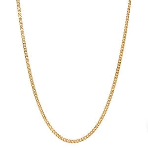 Gouden lengtecollier gourmet 51 cm 14 krt