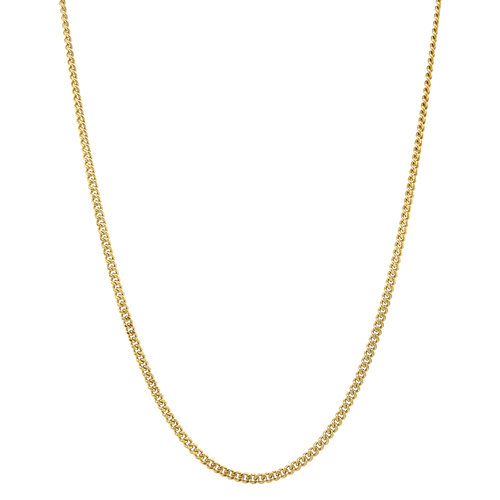 Gouden lengtecollier gourmet 51 cm 14 krt