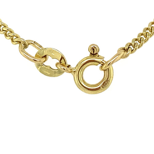 Gouden lengtecollier gourmet 51 cm 14 krt