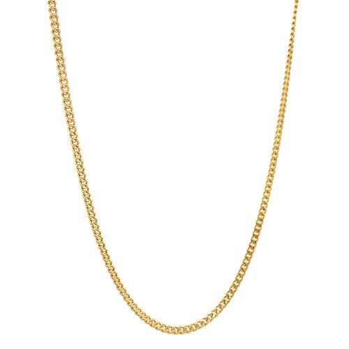 Gouden lengtecollier gourmet 51 cm 14 krt