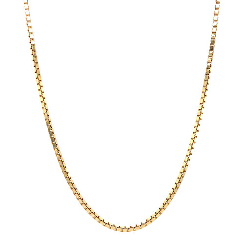 Gouden lengtecollier venetiaan 51 cm 14 krt