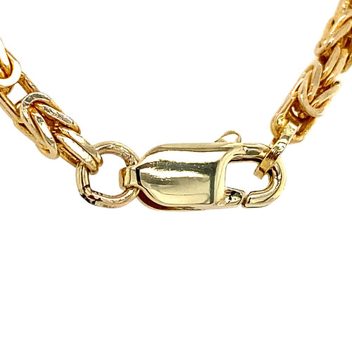 Gold king necklace 63 cm 14 crt