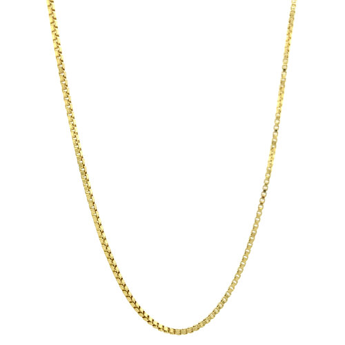 Gouden lengtecollier venetiaan 70 cm 14 krt