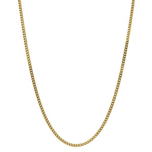 Gouden lengtecollier gourmet 51 cm 14 krt