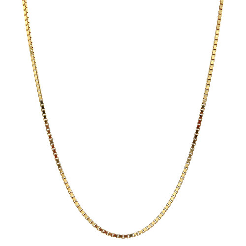 Gold Venetian length necklace 50.5 cm 14 crt