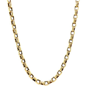 Gouden anker collier 45 cm 14 krt