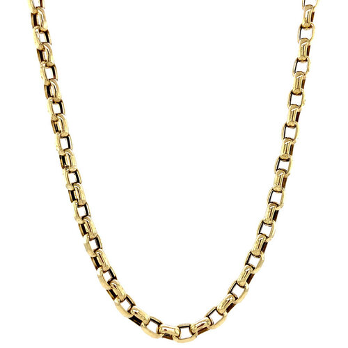 Gold anchor necklace 45 cm 14 crt