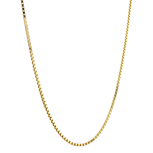 Gold Venetian length necklace 50.5 cm 14 crt