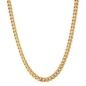 Gold gourmet necklace 71 cm 14 crt