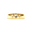 Gouden ring met diamant 18 krt