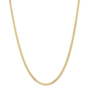 Gouden lengtecollier gourmet 51 cm 14 krt