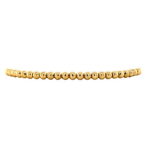 Gold stretch bracelet Essentials 18 crt