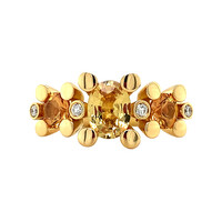 Golden Bron Jewelry ring Phlox 18 crt