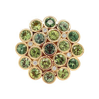 Gouden Bron Jewelry ring Confetti 14 krt