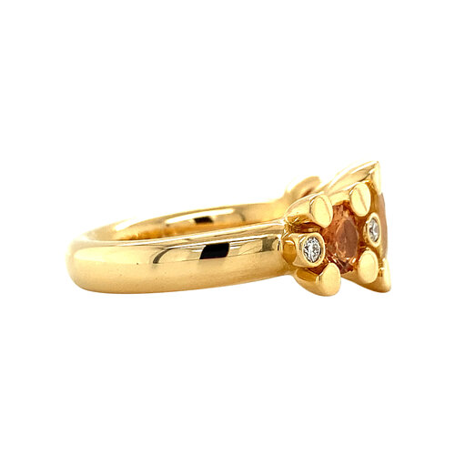 Gouden Bron Jewelry ring Phlox 18 krt