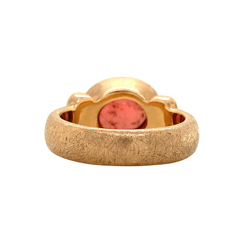 Rose gold Toujours Ajour ring from Bron 14 crt