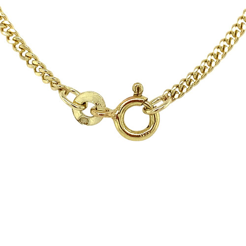 Gouden lengtecollier gourmet 51 cm 14 krt