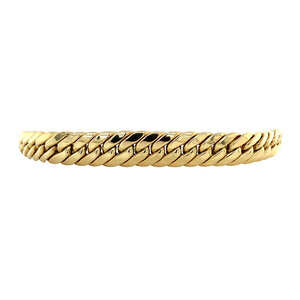 Gold-Gourmet-Armband 19 cm 14 ct