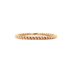 Rose gold extension ring 14 kt