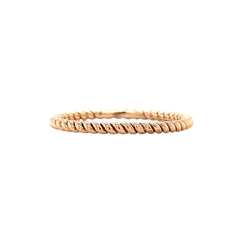 Rose gold extension ring 14 kt