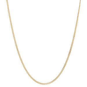 Gouden lengtecollier gourmet 42 cm 14 krt