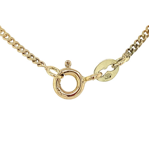 Gold length necklace gourmet 42 cm 14 crt