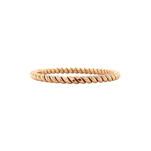 Rose gold extension ring 14 kt