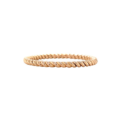 Rose gold extension ring 14 kt