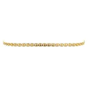 Gold bracelet 19.5 cm 14 crt