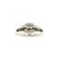 Witgouden ring met diamant 14 krt