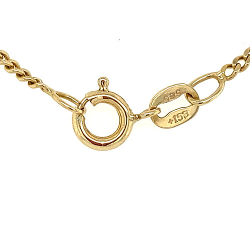 Gold length necklace gourmet 51 cm 14 crt